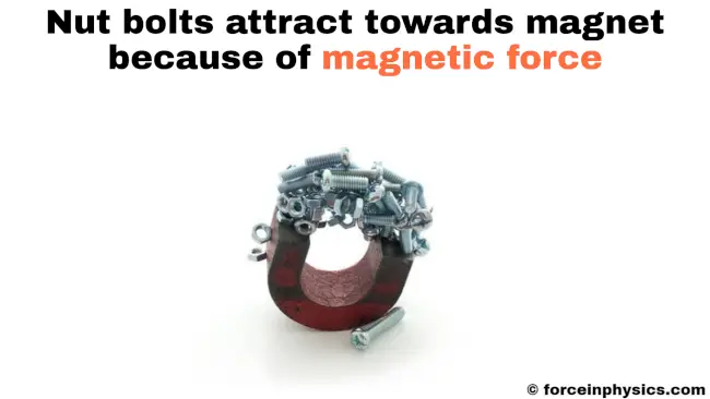Magnetic force example - nut