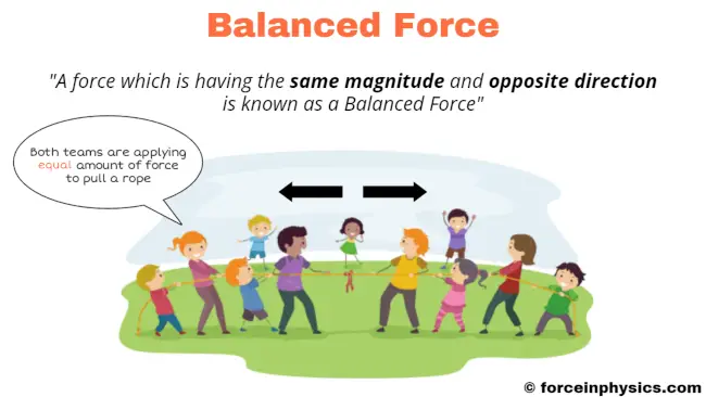 What is Balanced Force in Physics? [Simple Definition and Example]