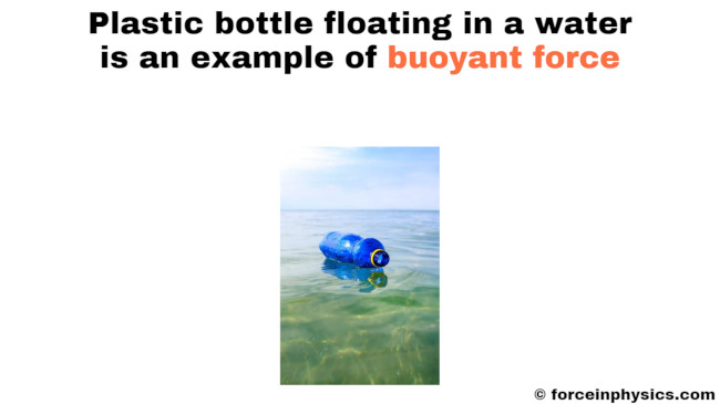 Buoyancy example - Plastic bottle