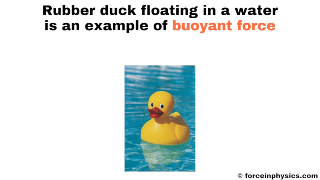 Buoyancy example - Rubber duck