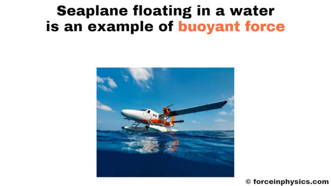 Buoyancy example - Seaplane